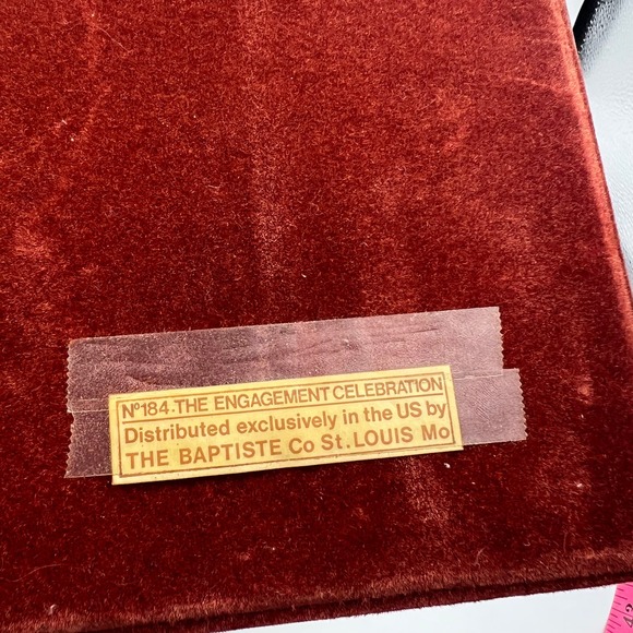 The Engagement Celebration Production Floralix Made In France Ivorene Celluloid - Picture 6 of 9